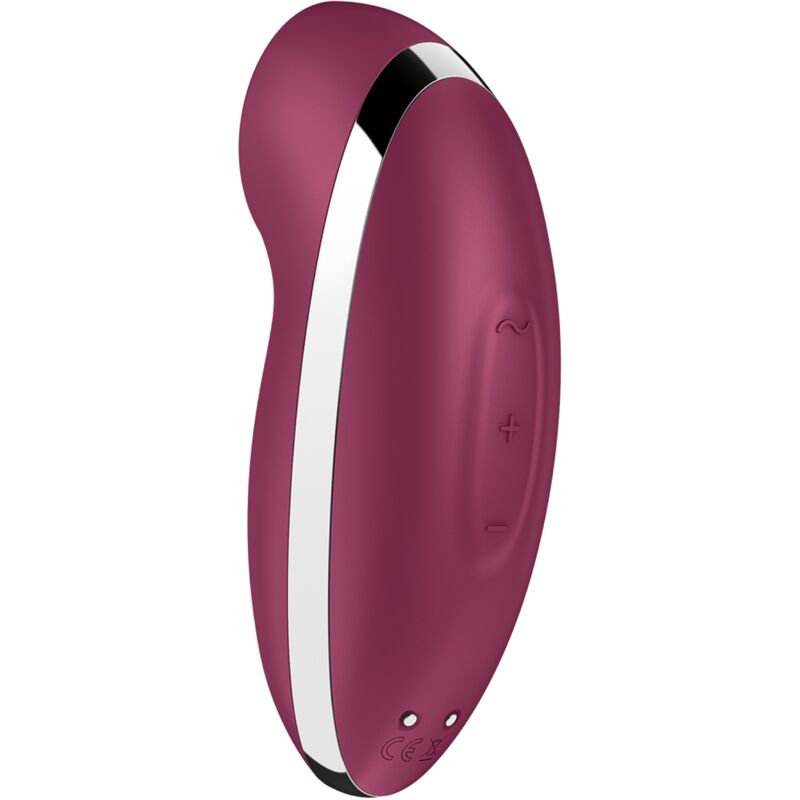 SATISFYER - TAP & CLIMAX 2 VIBRATEUR & STIMULATEUR ROUGE - Sensualia