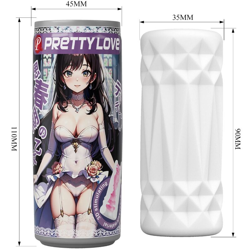 PRETTY LOVE - MASTURBATEUR POUR HOMME MODÈLE 2 - Sensualia
