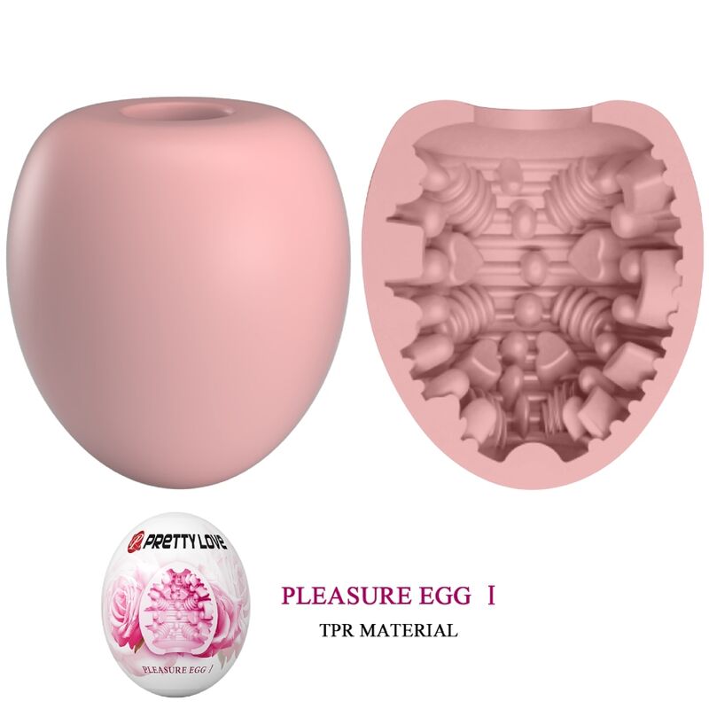 PRETTY LOVE - MASTURBATEUR POUR HOMME OEUF ROSE - Sensualia