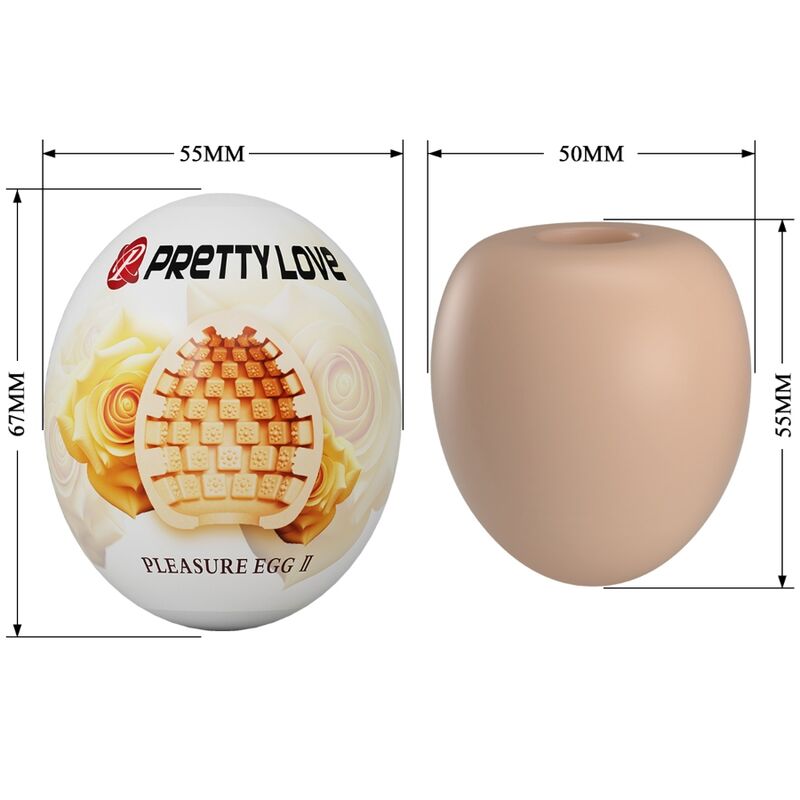 PRETTY LOVE - MASTURBATEUR POUR HOMMES CHAIR D'OEUF PRETTY LOVE FLIRTATION