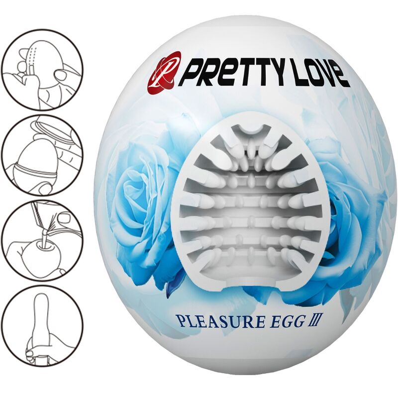 PRETTY LOVE - MASTURBATEUR POUR HOMME BLANC D'OEUF PRETTY LOVE FLIRTATION