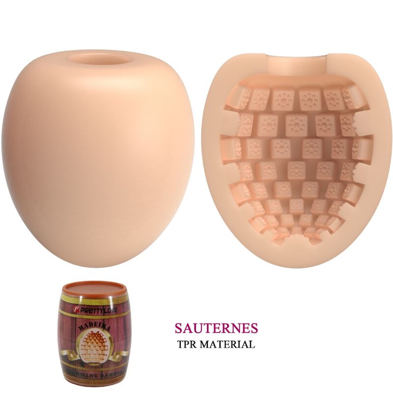 PRETTY LOVE - MASTURBATEUR POUR HOMME MODÈLE CHAIR D'OEUF 2 - Sensualia