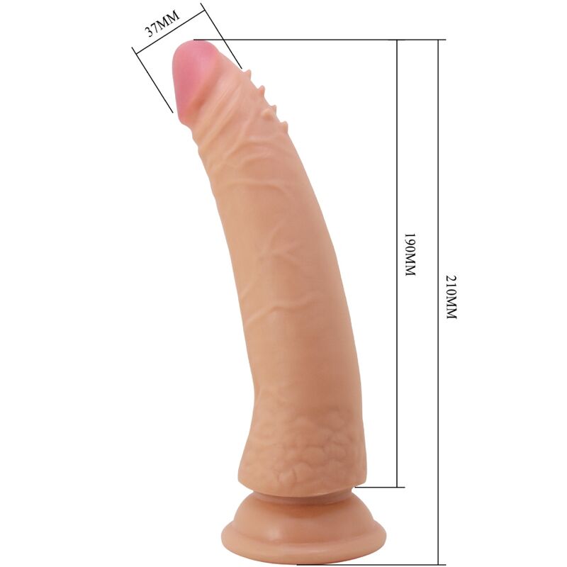 PRETTY LOVE - KABLE PÉNIS SUPER RÉALISTE 21 CM MODÈLE CHAIR 2 - Sensualia