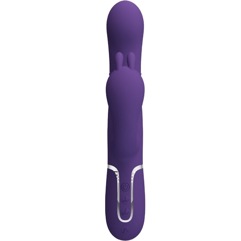 PRETTY LOVE - CAMMY TRIPLE VIBRATEUR MULTIFONCTION 4 EN 1 VIOLET - Sensualia