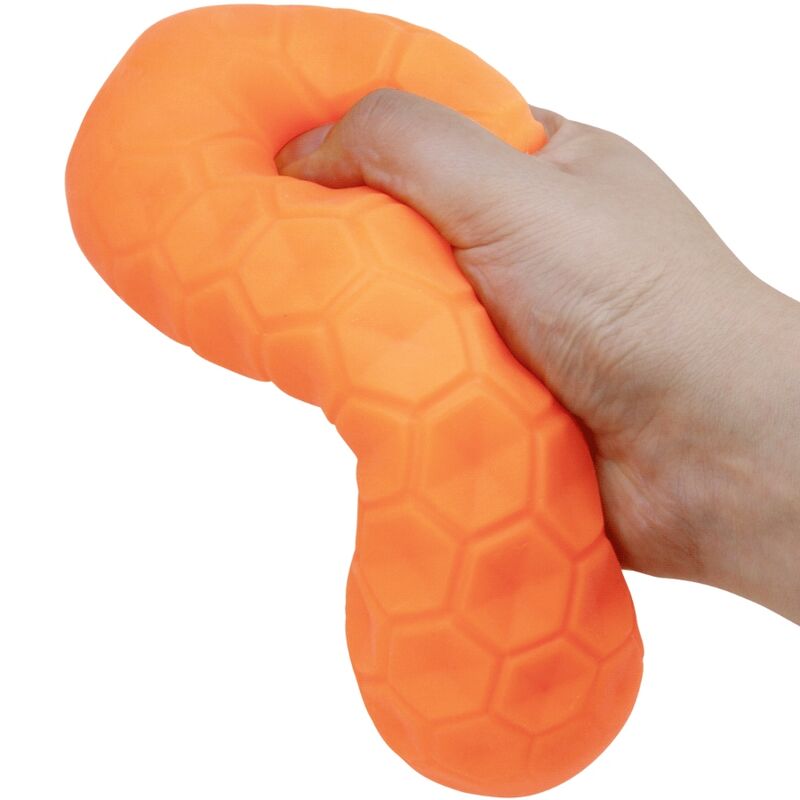 PRETTY LOVE - MASTURBATEUR POUR HOMME À DEUX BOULES ORANGE - Sensualia