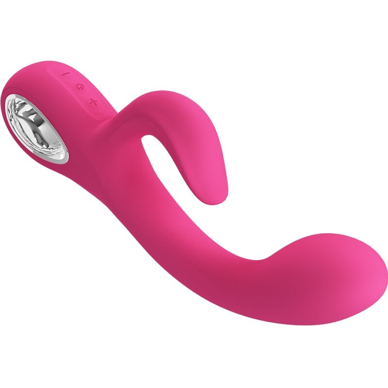 PRETTY LOVE - VIBRATEUR FRITZ RABBIT 12 VIBRATIONS ROSE - Sensualia