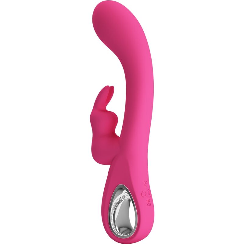PRETTY LOVE - VIBRATEUR NOVAK RABBIT 12 VIBRATIONS ROSE - Sensualia