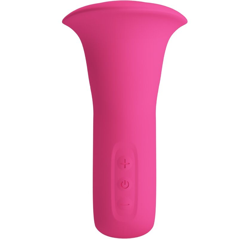 PRETTY LOVE - CLYDE VIBRATEUR ORAL LANGUE VIBRANTE 12 VIBRATIONS ROSE - Sensualia