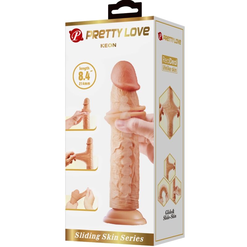 PRETTY LOVE - GODE RÉALISTE KEON 21 CM CHAIR - Sensualia