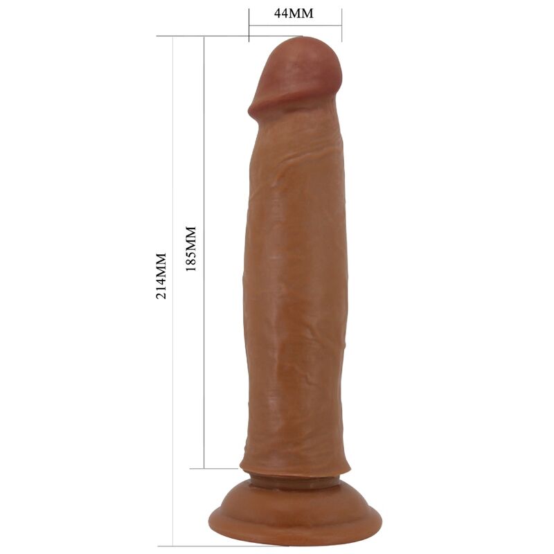 PRETTY LOVE - GODE RÉALISTE KEON 21 CM MARRON - Sensualia