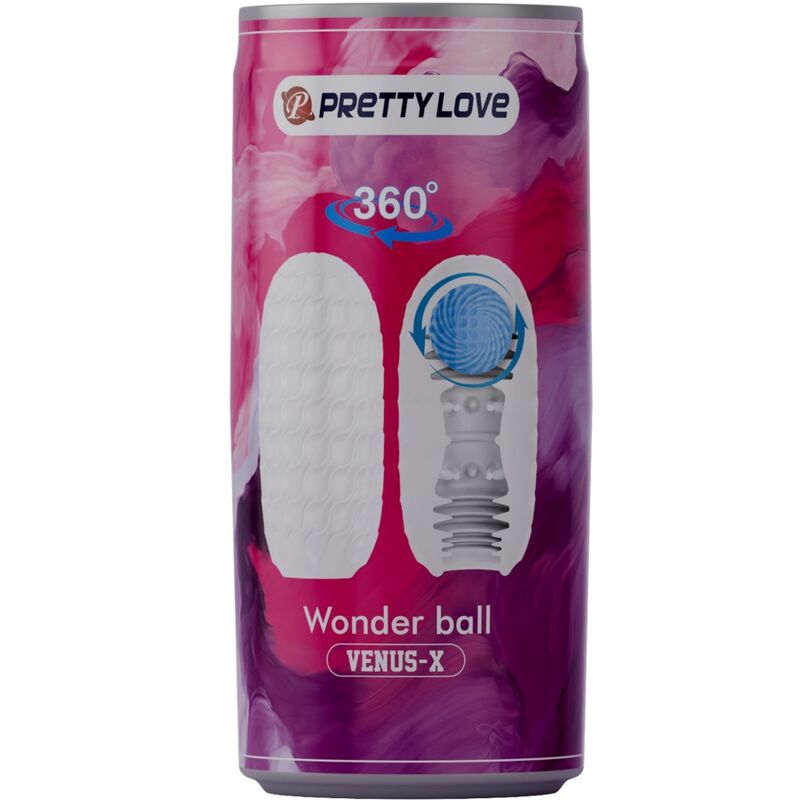 PRETTY LOVE - MASTURBATEUR HOMME VENUS X MODÈLE 3 BLANC - Sensualia
