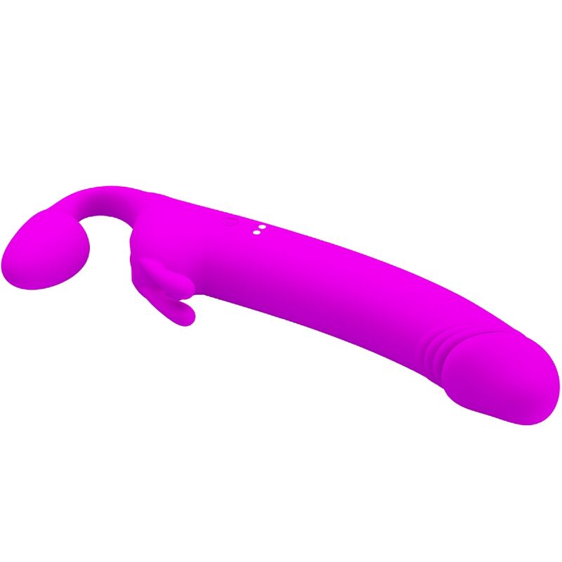 PRETTY LOVE - ZANINI STRAPLESS STRAP-ON 10 VIBRATIONS VIOLET - Sensualia
