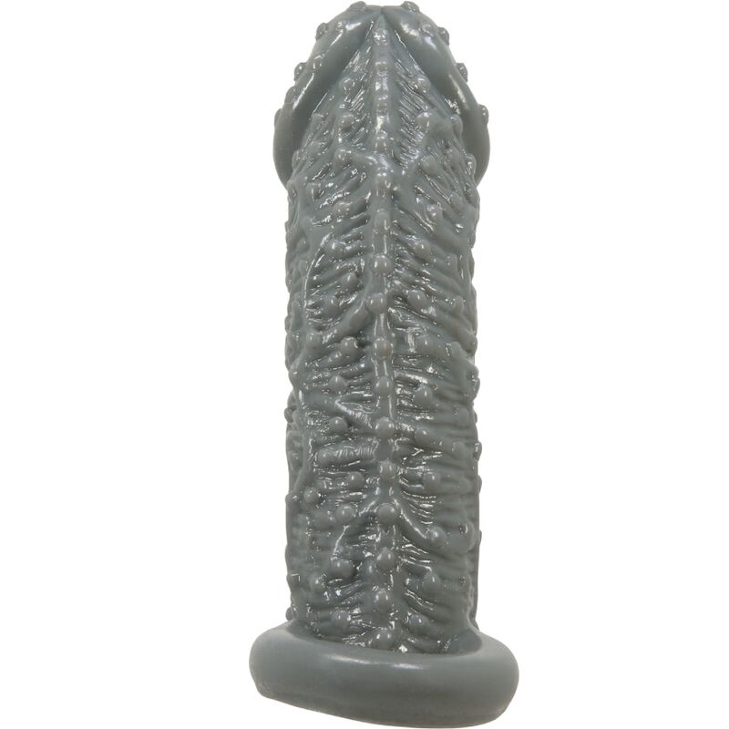 PRETTY LOVE - Agrandisseur de pénis réaliste et manchon retardateur modèle 2 gris - Sensualia