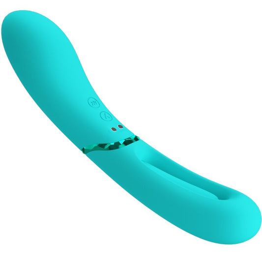 ROMANCE - VIBRATEUR POINT G LEXIE 7 VIBRATIONS BLEU - Sensualia