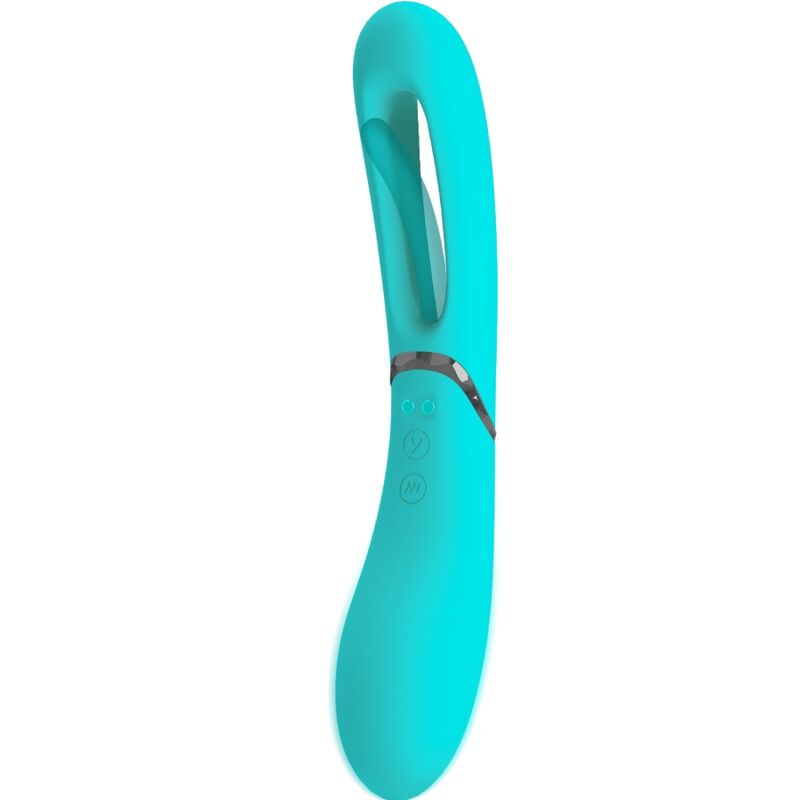 ROMANCE - VIBRATEUR POINT G LEXIE 7 VIBRATIONS BLEU - Sensualia