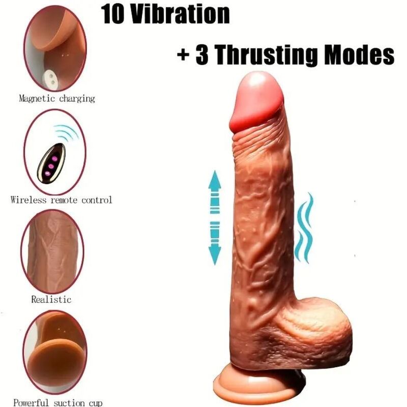ARMONY - GODE RÉALISTE VIBRANT RECHARGEABLE - Sensualia