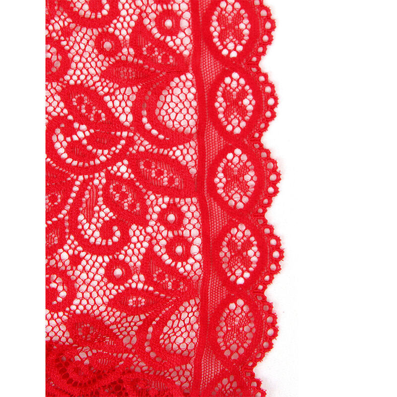 SUBBLIME - 953874 BODY COUPE OUVERTE ROUGE S/M - Sensualia
