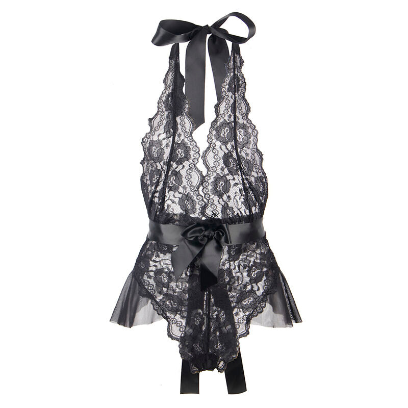 SUBBLIME - 930806 BODY SEXY À VOLANTS NOIR S/M - Sensualia