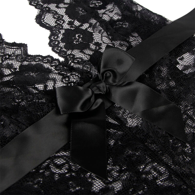 SUBBLIME - 930882 BODY SEXY A VOLANTS NOIR L/XL - Sensualia