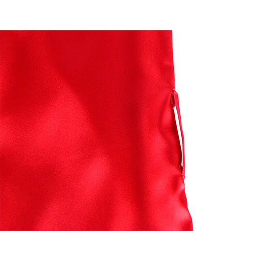 SUBBLIME - 954017 CARACO DOS TRANSPARENT EN DENTELLE + STRING ROUGE/NOIR S/M - Sensualia