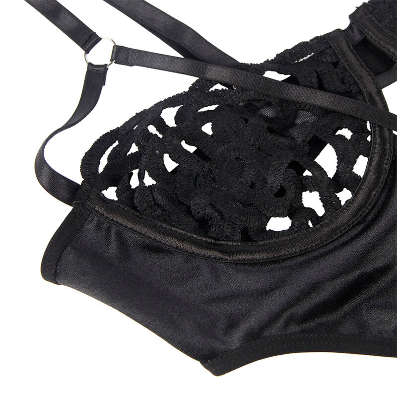 SUBBLIME - 954055 BODY SEXY EN DENTELLE NOIR S/M - Sensualia