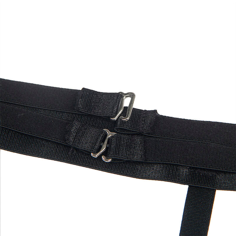 SUBBLIME - 954147 BODY AVEC PORTE-JARRETELLES NOIR S/M - Sensualia