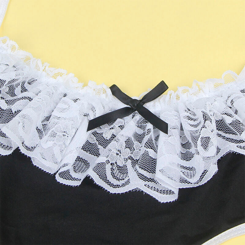 SUBBLIME - 954307 COSTUME DE FEMME SEXY NOIR/BLANC S/M - Sensualia