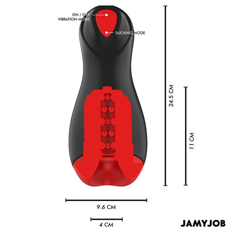 JAMYJOB - MASTURBATEUR AUTOMATIQUE CORE-X 5 MODES D'ASPIRATION ET DE VIBRATION - Sensualia