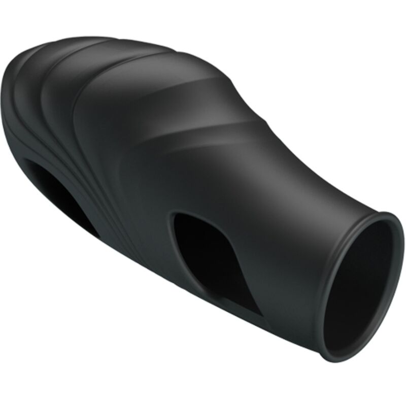 PRETTY LOVE - VIBRATEUR DE DOIGT EN SILICONE LICH NOIR - Sensualia