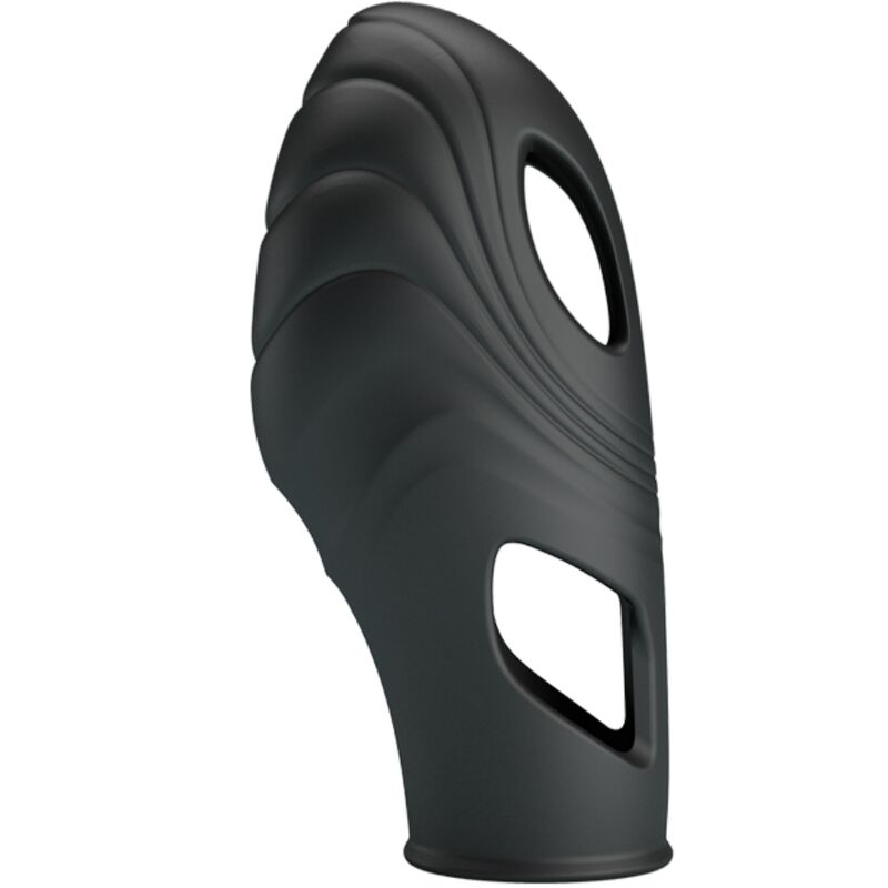 PRETTY LOVE - VIBRATEUR DE DOIGT EN SILICONE LICH NOIR - Sensualia