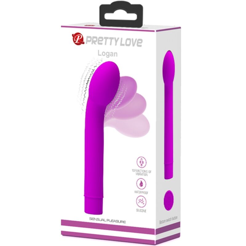 PRETTY LOVE - VIBRATEUR POINT G LOGAN 10 VIBRATIONS VIOLET - Sensualia