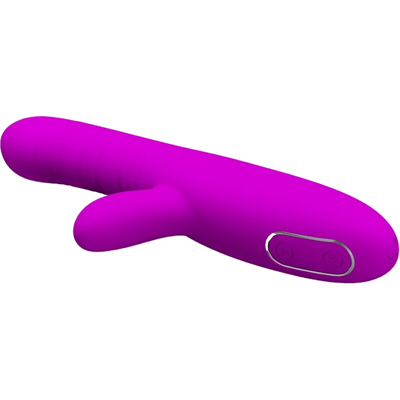 PRETTY LOVE - VIBRATEUR MULTIFONCTION ANGELIQUE + STIMULATEUR DE CLITORIS VIOLET - Sensualia