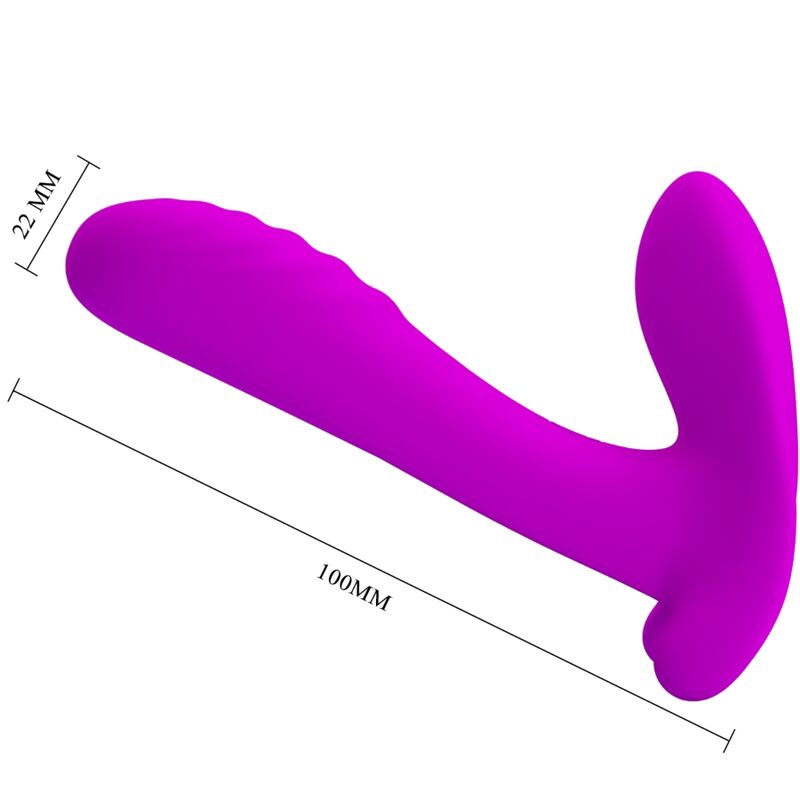 PRETTY LOVE - MASSEUR & VIBRATEUR 12 VIBRATIONS TÉLÉCOMMANDE VIOLET - Sensualia