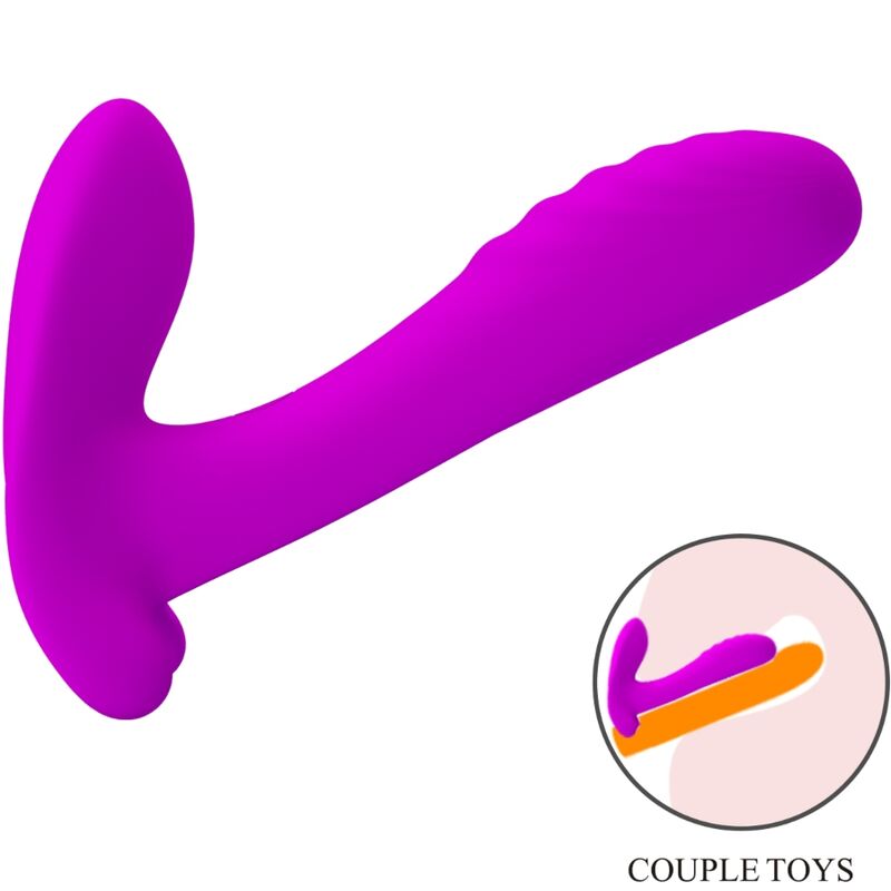 PRETTY LOVE - MASSEUR & VIBRATEUR 12 VIBRATIONS TÉLÉCOMMANDE VIOLET - Sensualia