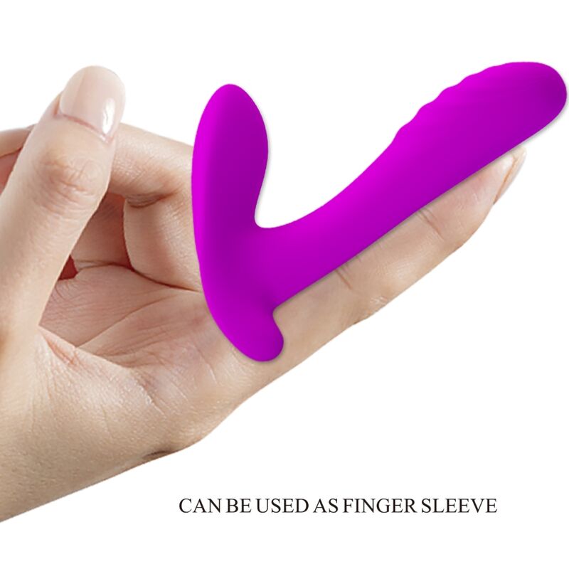 PRETTY LOVE - MASSEUR & VIBRATEUR 12 VIBRATIONS TÉLÉCOMMANDE VIOLET - Sensualia