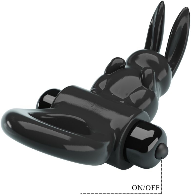 PRETTY LOVE - ANNEAU VIBRATEUR EXCITANT RABBIT 10 VIBRATIONS NOIR - Sensualia