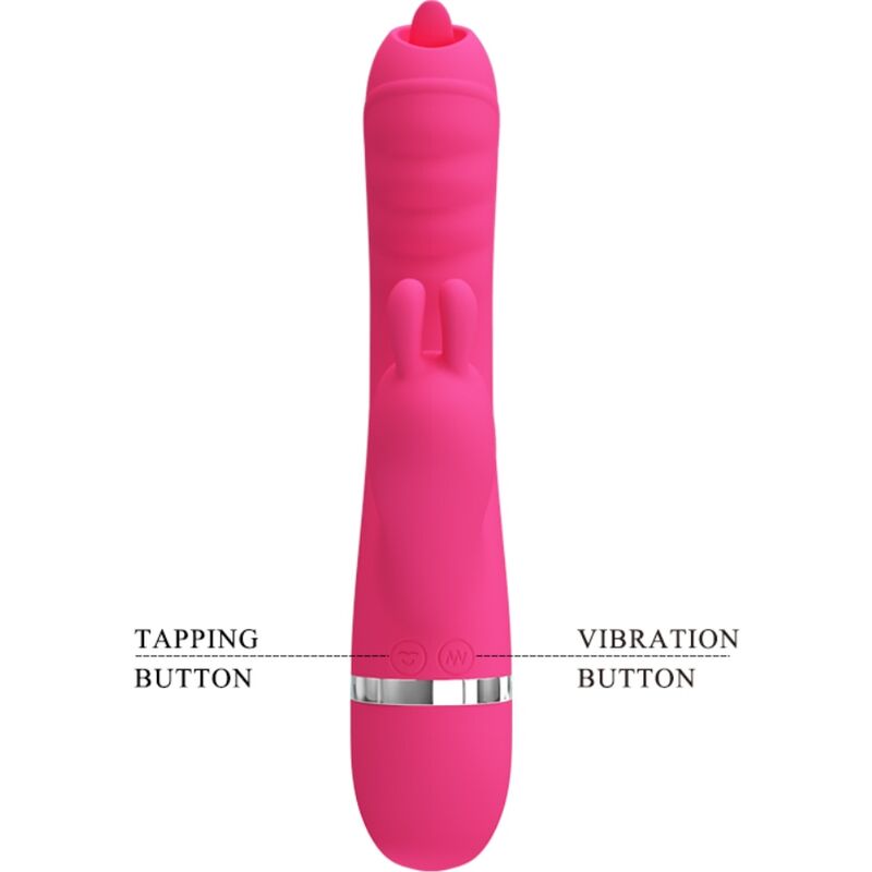 PRETTY LOVE - VIBRATEUR LAPIN MULTIFONCTION PHOENIX ROSE - Sensualia