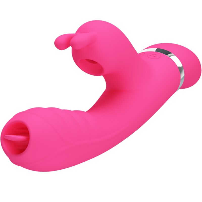 PRETTY LOVE - VIBRATEUR LAPIN MULTIFONCTION PHOENIX ROSE - Sensualia