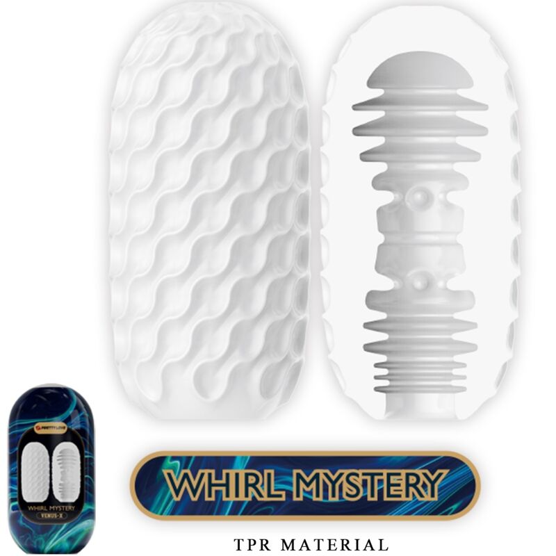 PRETTY LOVE - VENUS X 15 MASTURBATEURS HOMMES EN SILICONE BLANC - Sensualia
