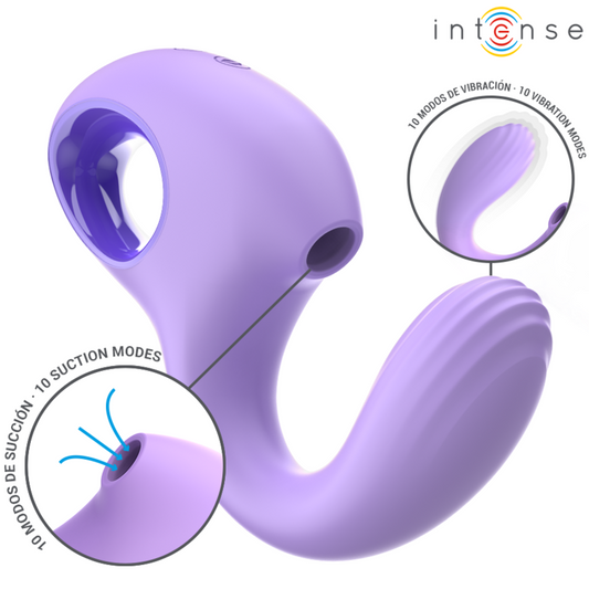 INTENSE - BAXTER VIBRATEUR & STIMULATEUR VIOLET - Sensualia