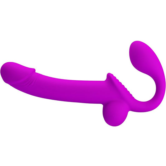 PRETTY LOVE - STIMULATEUR DOUBLE STRAP-ON KELPIE VIOLET - Sensualia