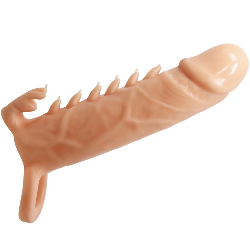 PRETTY LOVE - EMMIT MANCHON POUR PÉNIS + STIMULATEUR DE CLITORIS CHAIR - Sensualia