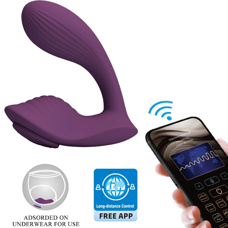 PRETTY LOVE - FRANZ MASSEUR ET VIBRATEUR APPLICATION GRATUITE VIOLET - Sensualia