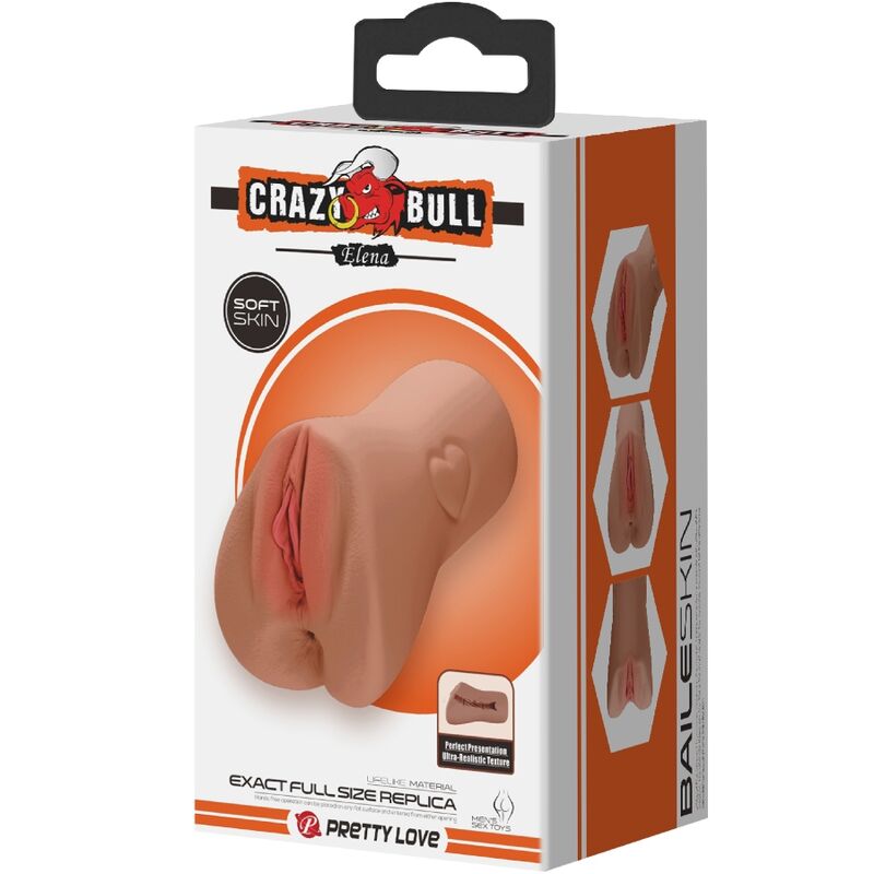 CRAZY BULL - CONCEPTION DE VAGIN ET D'ANUS ÉCARLATE AVEC UNE CHAIR EN FORME DE CŒUR - Sensualia