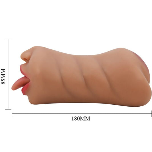 CRAZY BULL - SARAH DOUBLE MASTURBATEUR BOUCHE & VAGIN CHAIR - Sensualia