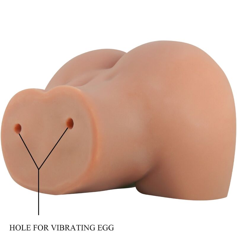 CRAZY BULL - MILA VIBRATEUR FESSE AVEC VAGIN ET ANUS RÉALISTES CONTRÔLE DE LA CHAIR À DISTANCE - Sensualia