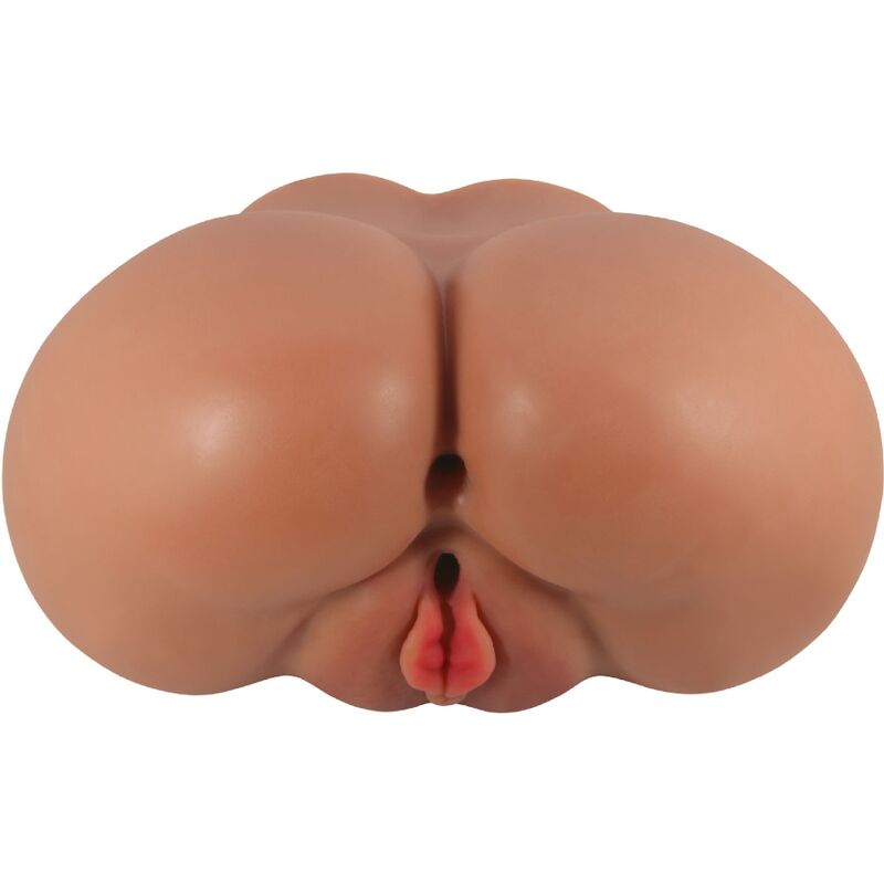 CRAZY BULL - LUNA VIBRATEUR FESSIER AVEC VAGIN ET ANUS RÉALISTES CONTRÔLE DE LA CHAIR À DISTANCE - Sensualia