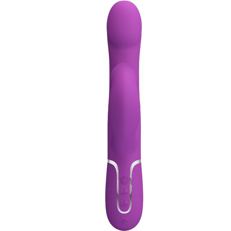 PRETTY LOVE - VIBRATEUR ET STIMULATEUR MULTIFONCTION 4 EN 1 VIOLET - Sensualia