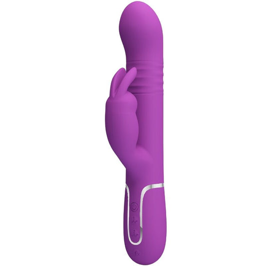 PRETTY LOVE - VIBRATEUR LAPIN MULTIFONCTION COALE 4 EN 1 VIOLET - Sensualia