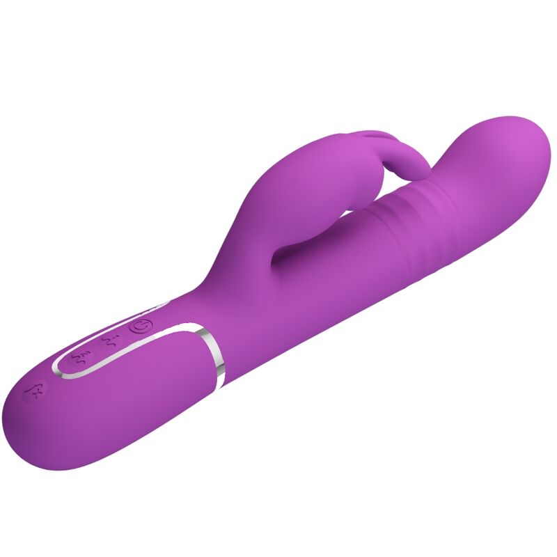 PRETTY LOVE - VIBRATEUR LAPIN MULTIFONCTION COALE 4 EN 1 VIOLET - Sensualia